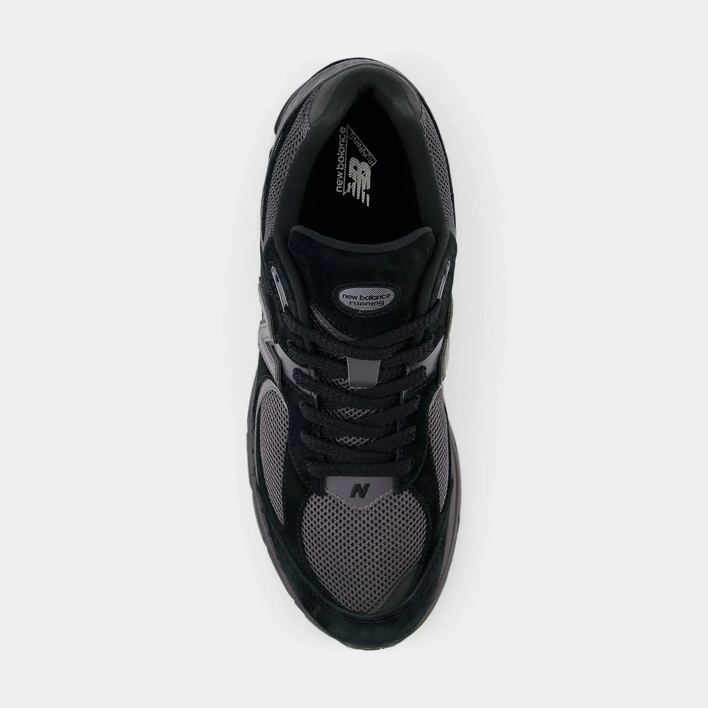 2002R Mens Running Shoes (Black/Dark Grey)