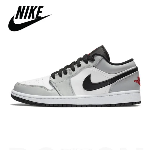 2021 Originals Air 1 Low Mens Basketball Shoes Black Inverse Toe Low Smoke Gray Pine Green Outdoor Sports shoes top-selling