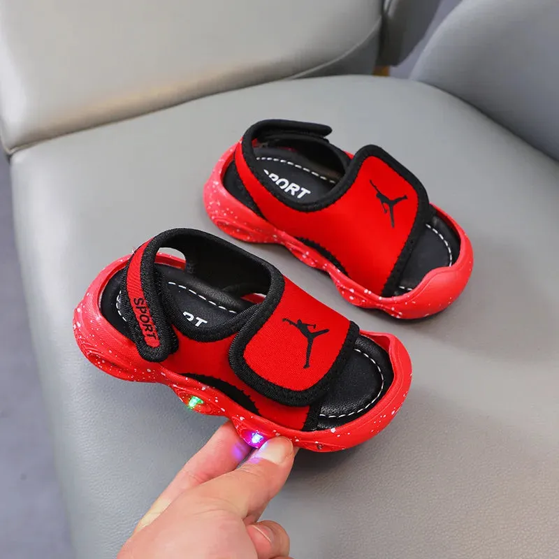 2024 Fashion New Brands LED Lighted Baby Casual Shoes Glowing Cute
