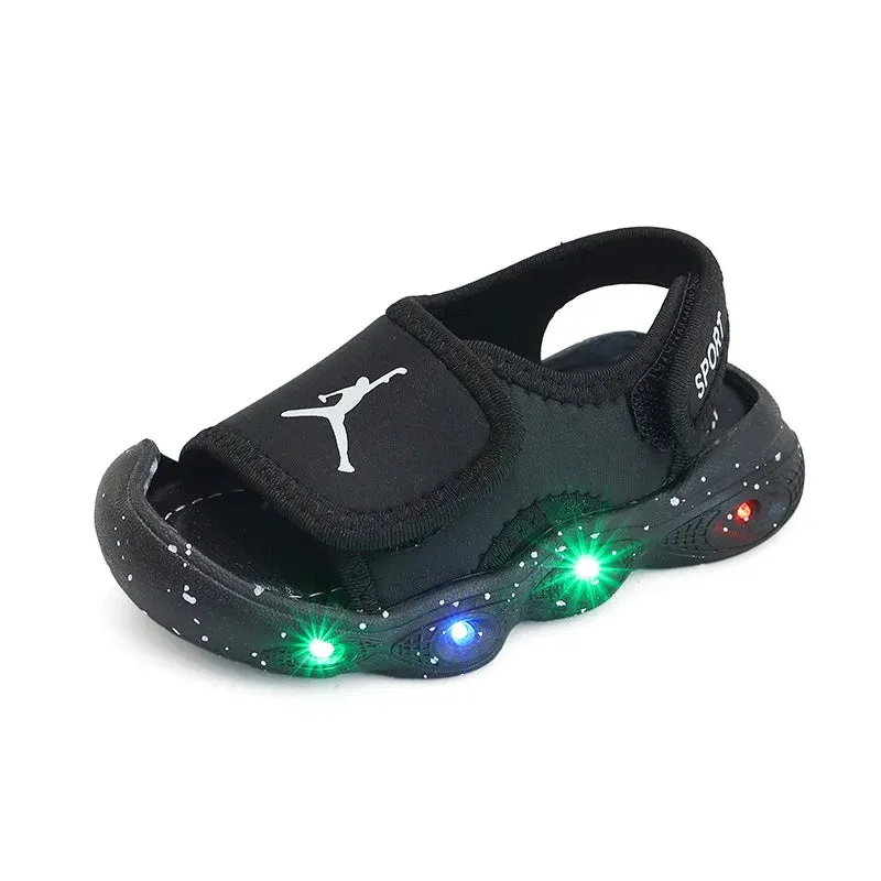 2024 Fashion New Brands LED Lighted Baby Casual Shoes Glowing Cute