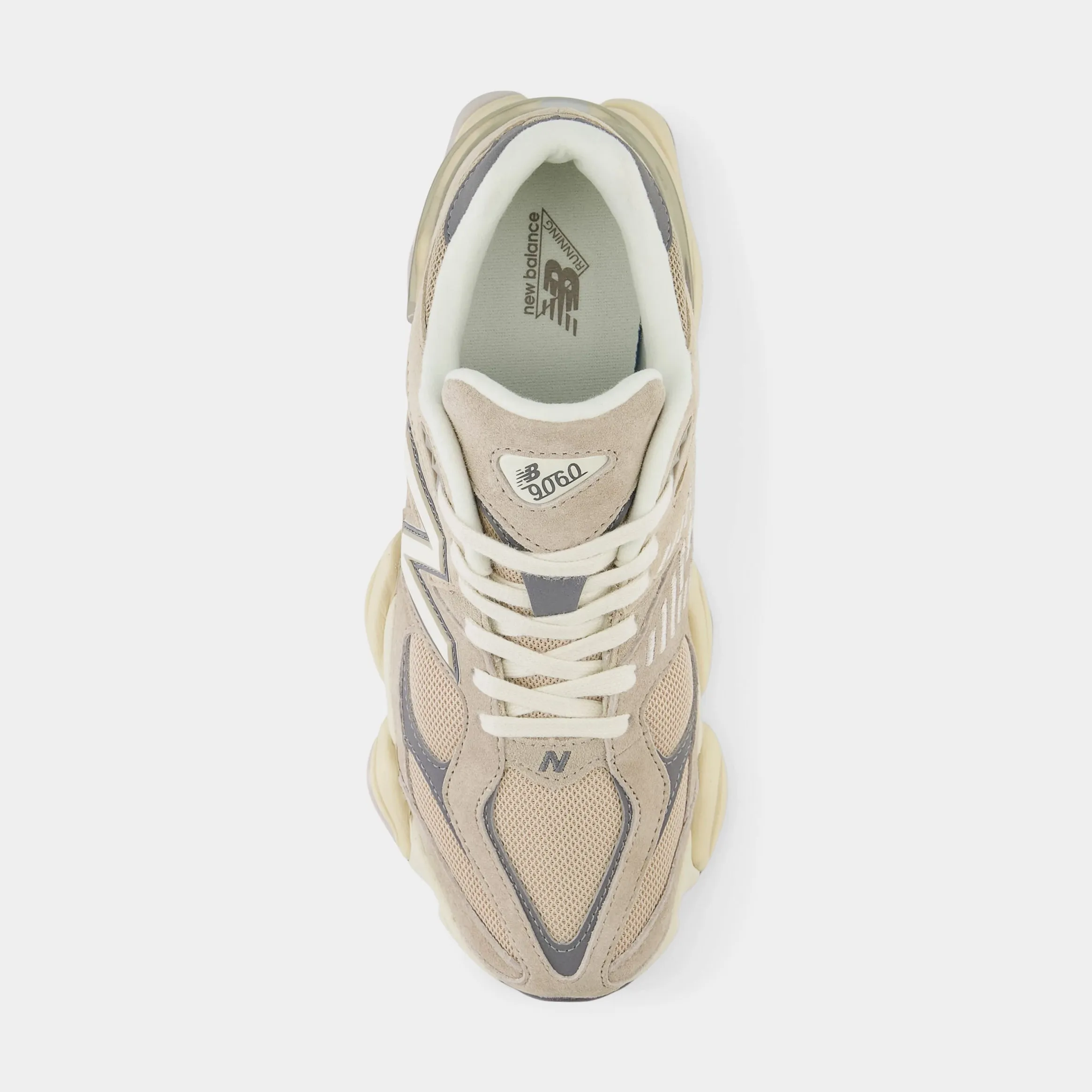 9060 Mens Running Shoes (Beige)