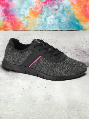 Actvitta Ladies Comfort Side-Stripe Lace Up Sport Shoes (Only Size 38/7)