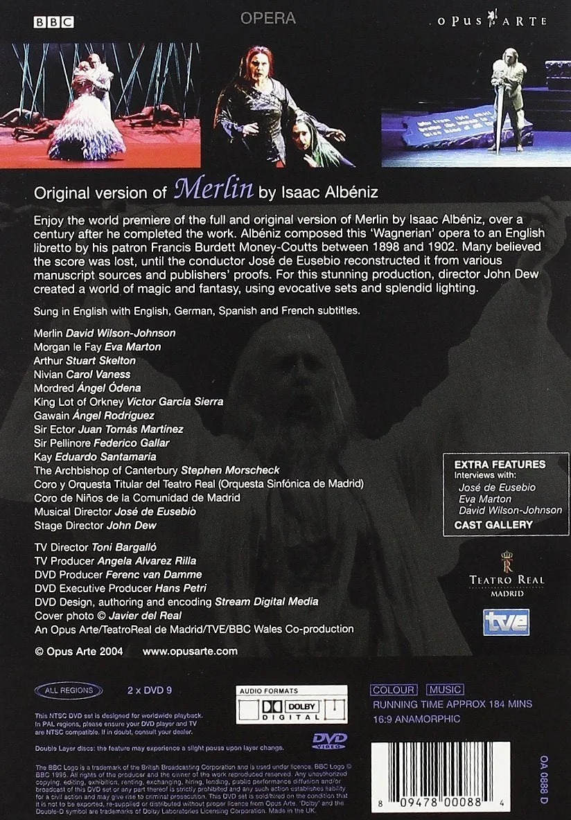 ALBENIZ: Merlin - Teatro Real (2 DVD)