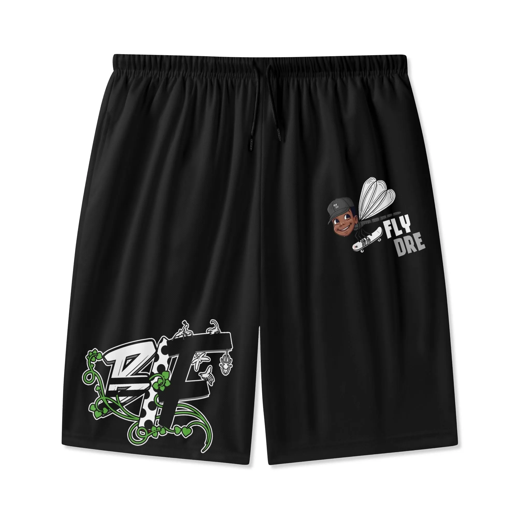 Blk Insct Famili /Fly  Dre  Youth Lightweight Beach Shorts