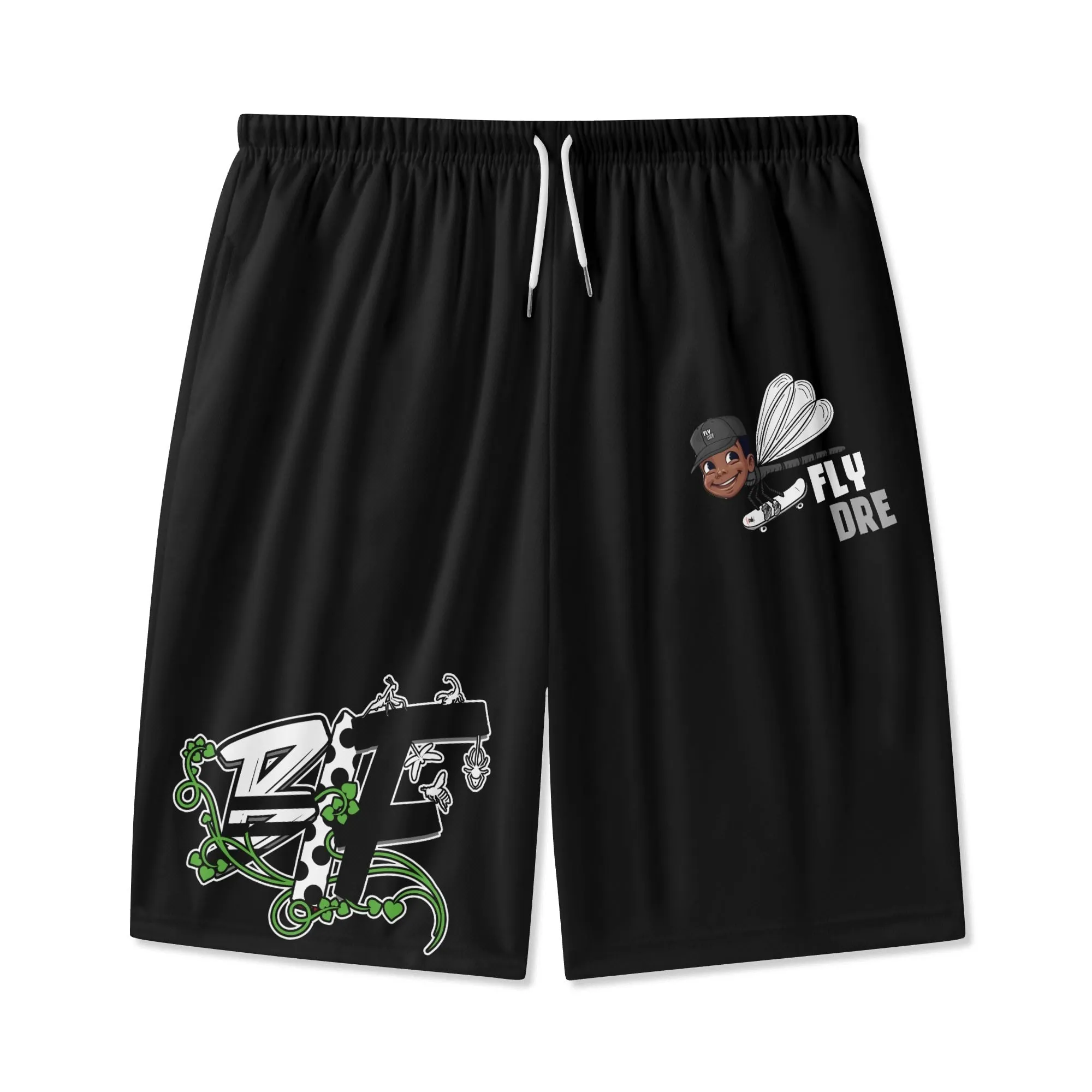 Blk Insct Famili /Fly  Dre  Youth Lightweight Beach Shorts