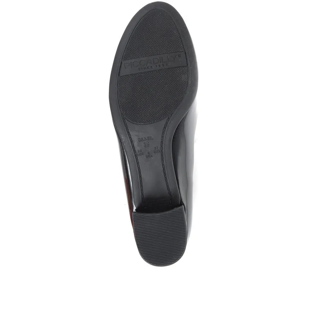Block Heel Court Shoes - PIC26004 / 310 517