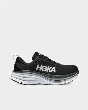 Bondi 8 Black / White Running Shoes