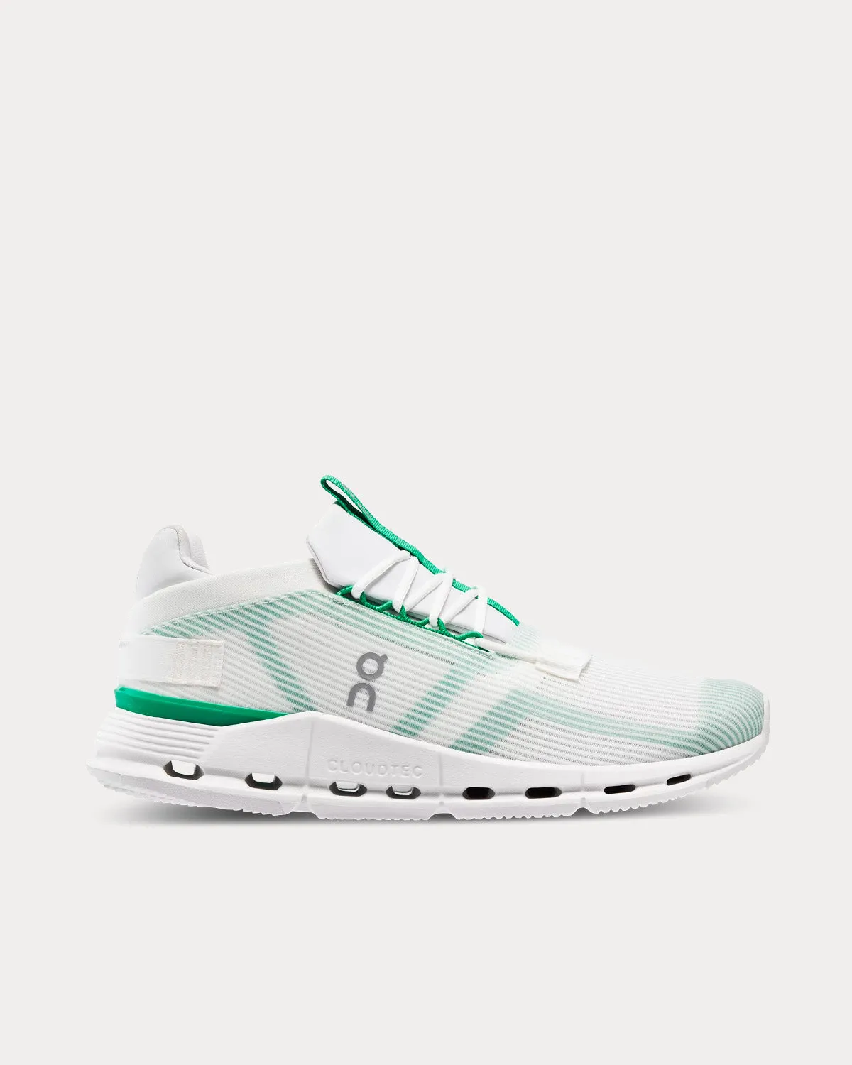 Cloudnova Void Undyed White / Mint Running Shoes