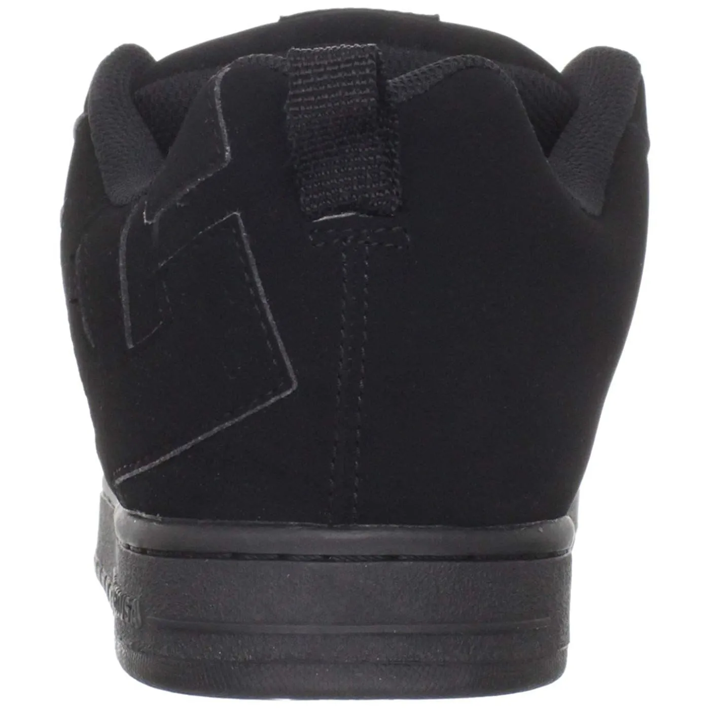 DC Court Graffik Black Grey Suede Mens Skate Trainers Shoes