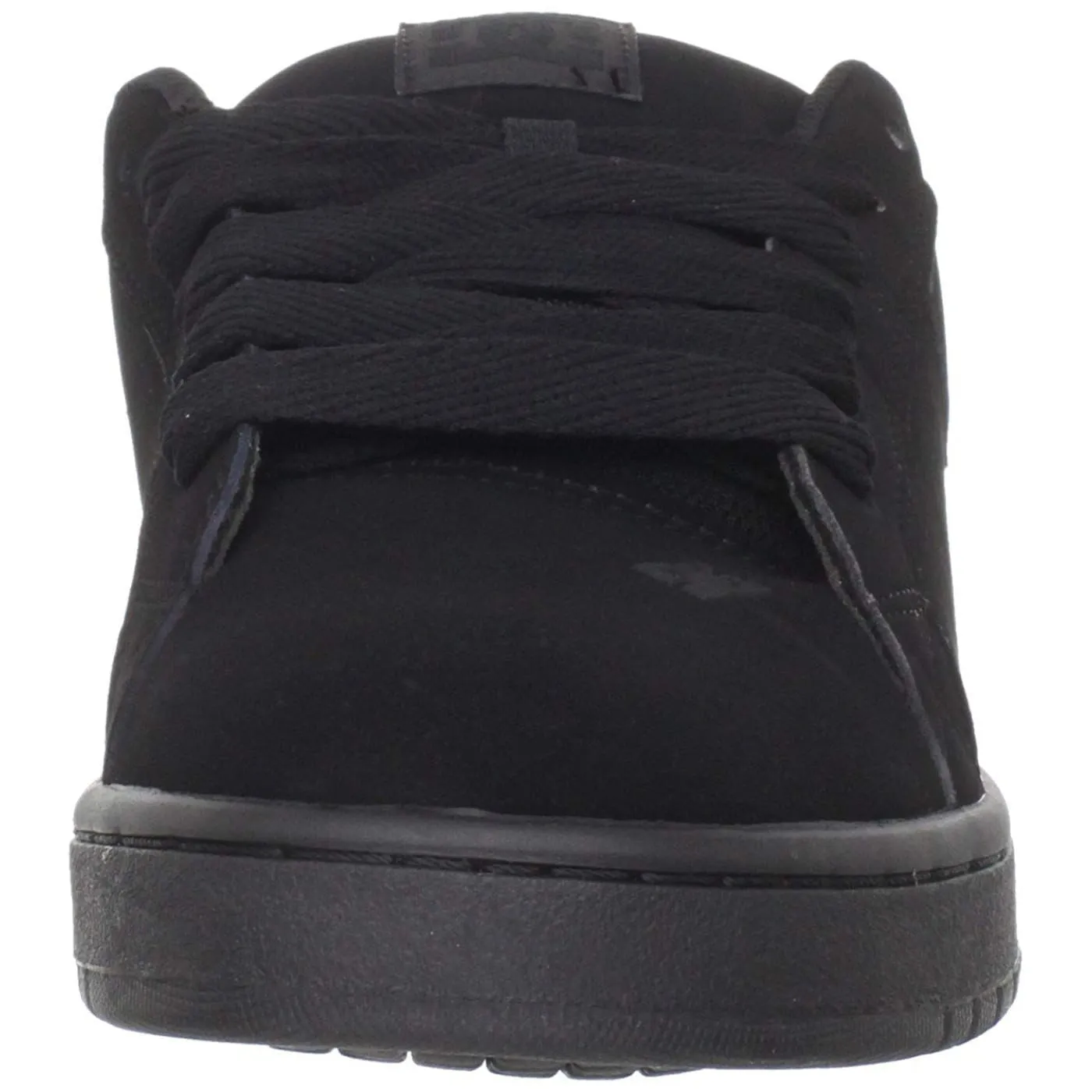 DC Court Graffik Black Grey Suede Mens Skate Trainers Shoes