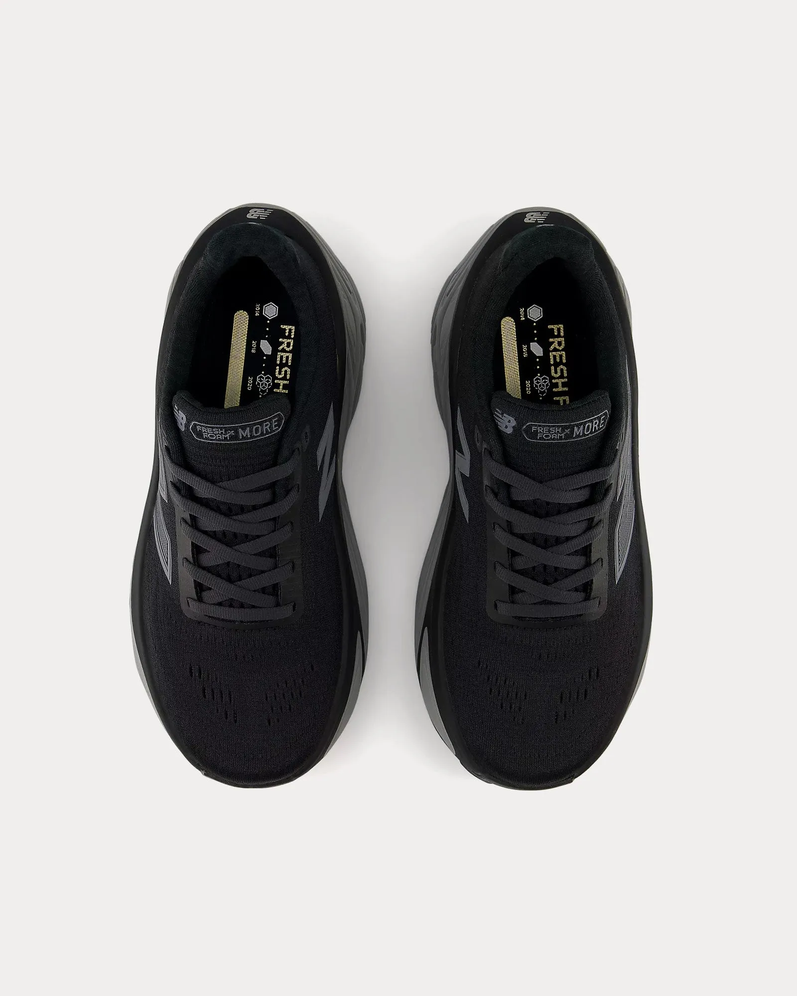 Fresh Foam X More v5 Phantom / Sea Salt / Light Gold Metallic Running Shoes