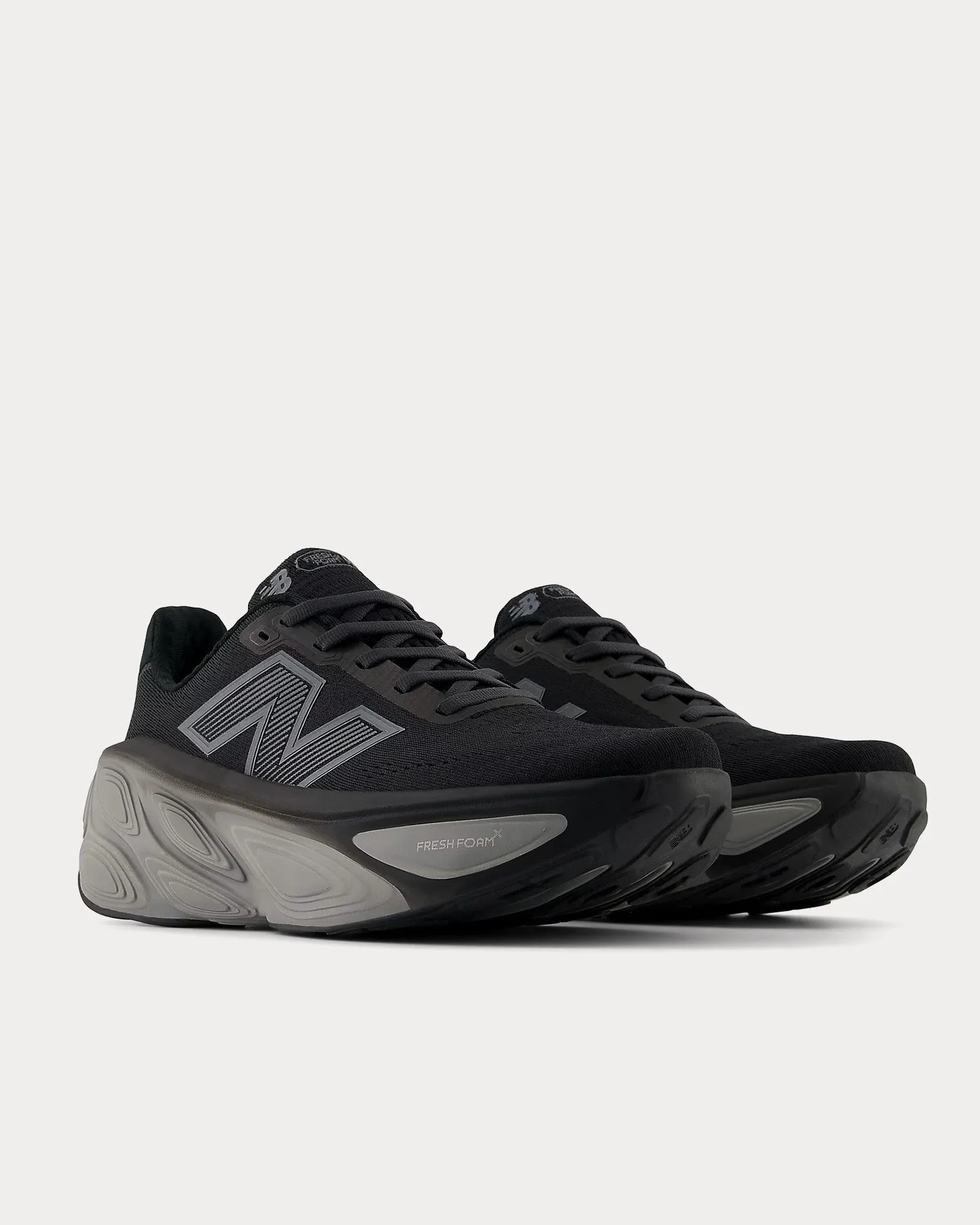 Fresh Foam X More v5 Phantom / Sea Salt / Light Gold Metallic Running Shoes