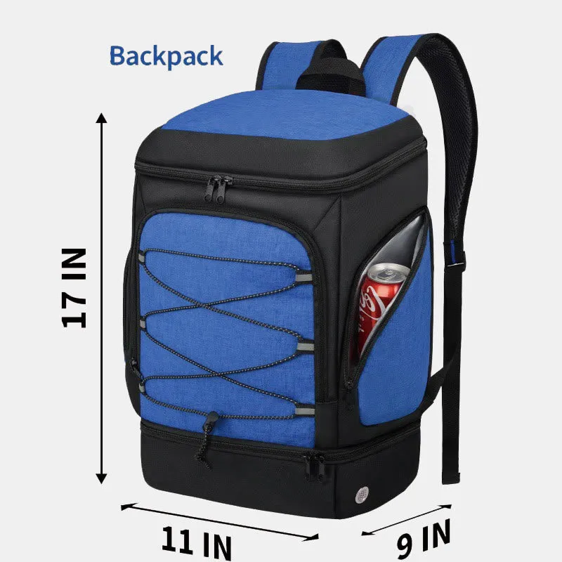 Functional Sports Bag Outdoor Backpack with Ball Compartment & Shoe Compartment