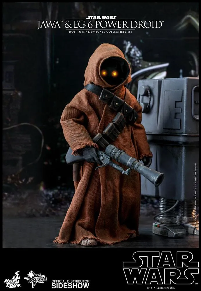Hot Toys Movie Masterpiece 1/6 Scale Figure - Star Wars Episode IV: A New Hope - Jawa & EG-6 Power Droid