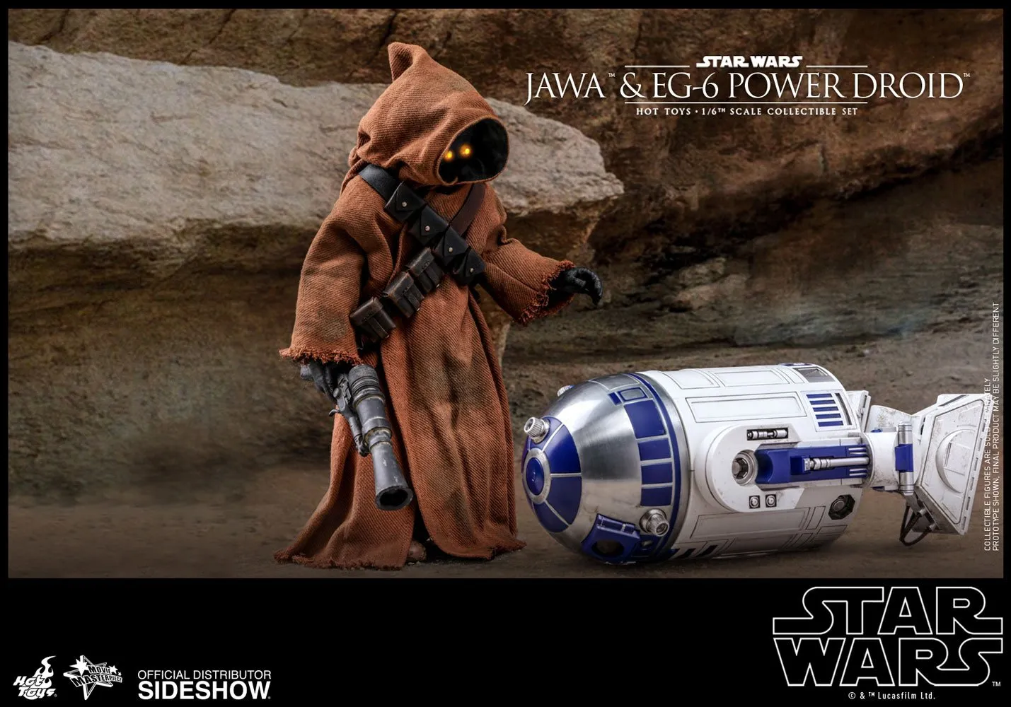 Hot Toys Movie Masterpiece 1/6 Scale Figure - Star Wars Episode IV: A New Hope - Jawa & EG-6 Power Droid