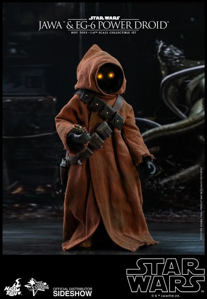 Hot Toys Movie Masterpiece 1/6 Scale Figure - Star Wars Episode IV: A New Hope - Jawa & EG-6 Power Droid