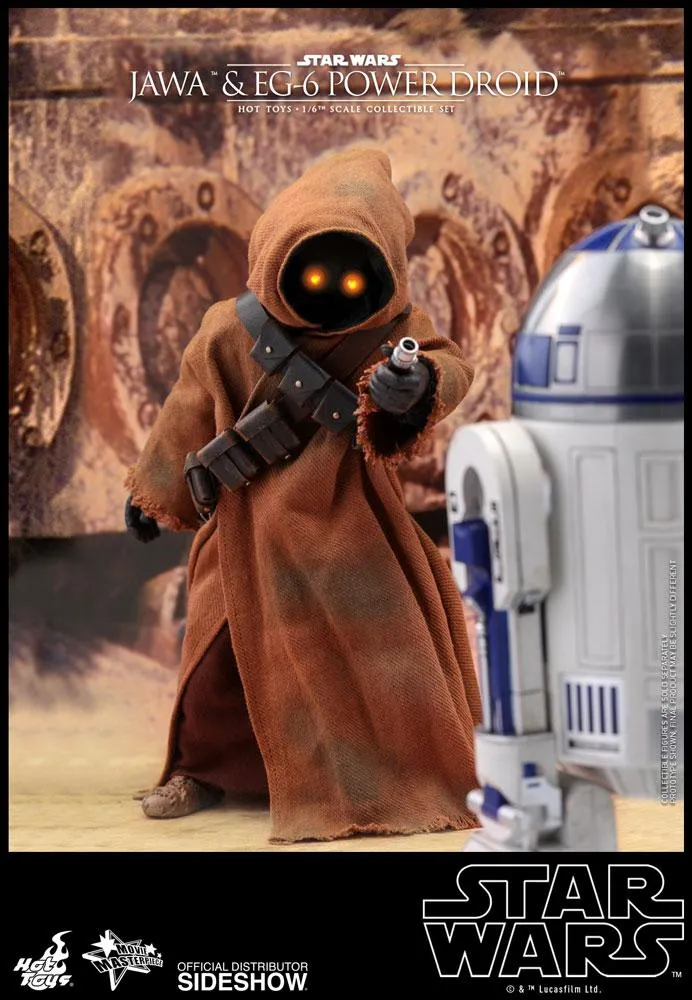 Hot Toys Movie Masterpiece 1/6 Scale Figure - Star Wars Episode IV: A New Hope - Jawa & EG-6 Power Droid