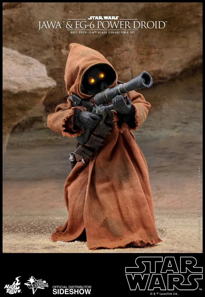 Hot Toys Movie Masterpiece 1/6 Scale Figure - Star Wars Episode IV: A New Hope - Jawa & EG-6 Power Droid
