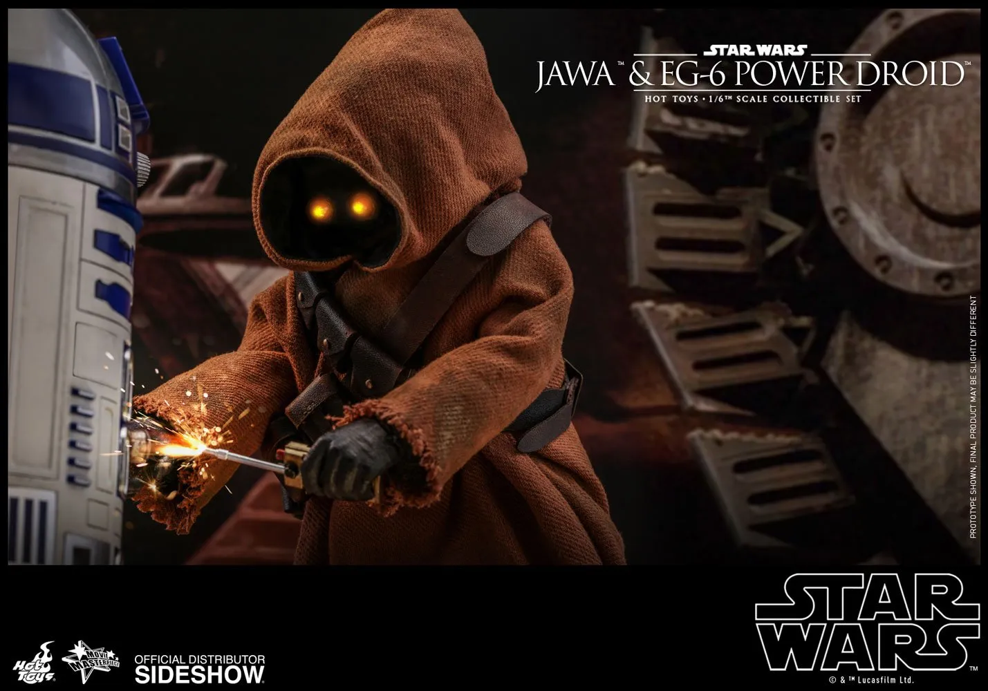 Hot Toys Movie Masterpiece 1/6 Scale Figure - Star Wars Episode IV: A New Hope - Jawa & EG-6 Power Droid