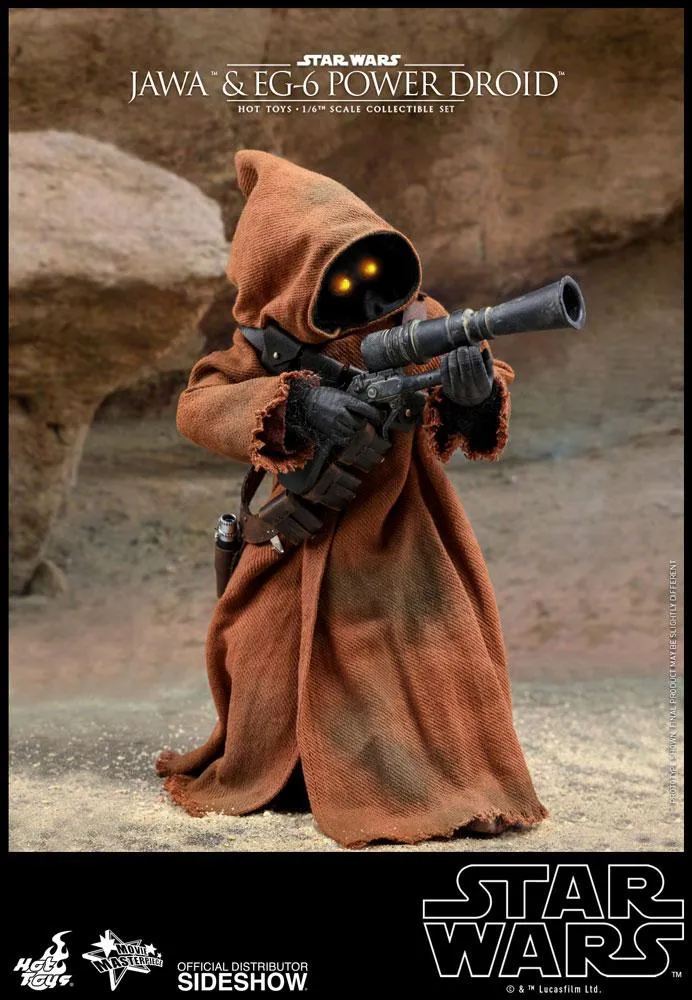 Hot Toys Movie Masterpiece 1/6 Scale Figure - Star Wars Episode IV: A New Hope - Jawa & EG-6 Power Droid
