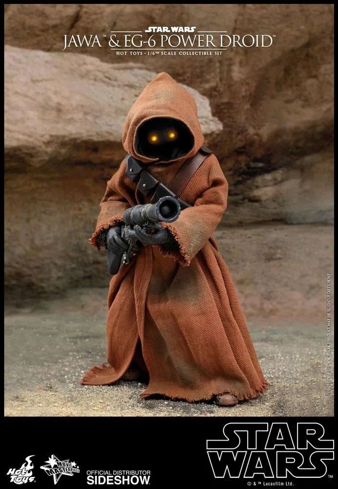 Hot Toys Movie Masterpiece 1/6 Scale Figure - Star Wars Episode IV: A New Hope - Jawa & EG-6 Power Droid