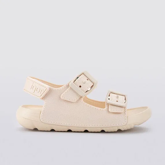 Igor Unisex Cream Maui Jelly Sandals