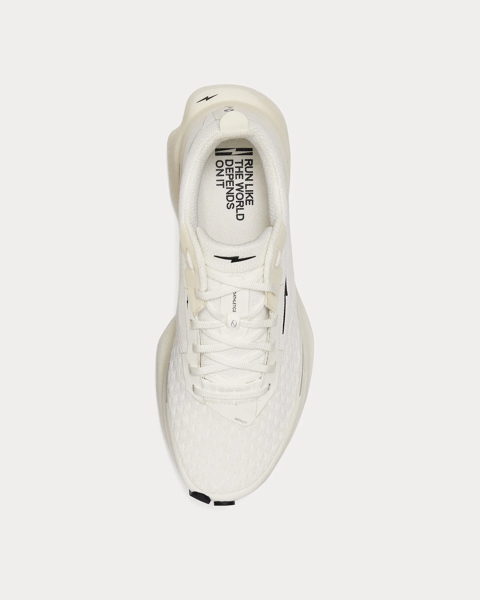 Impact Undyed White Running Shoes