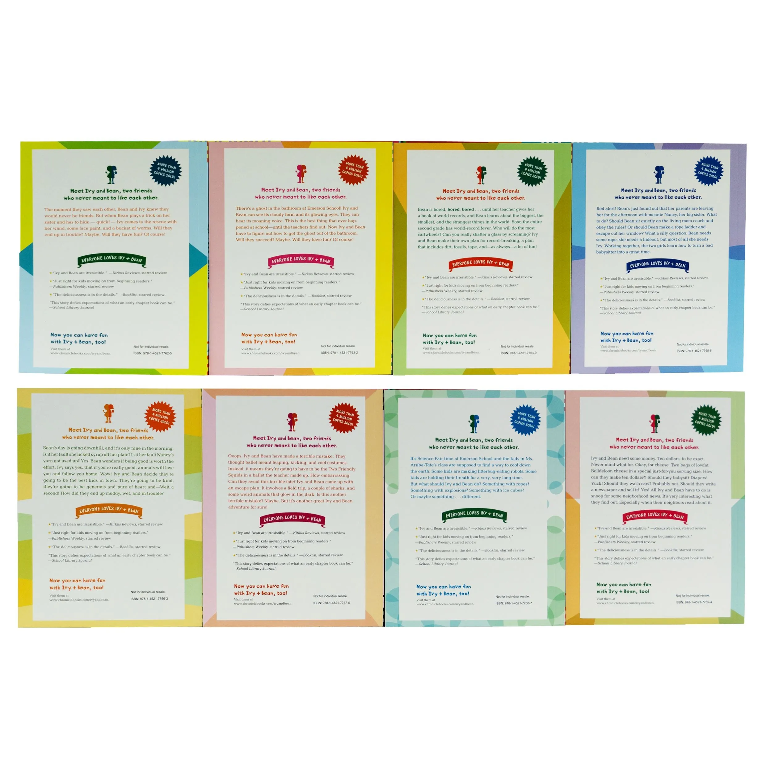 Ivy and Bean Collection By Annie Barrows 8 Books Set with Activity Journal - Ages 6-12 - Paperback