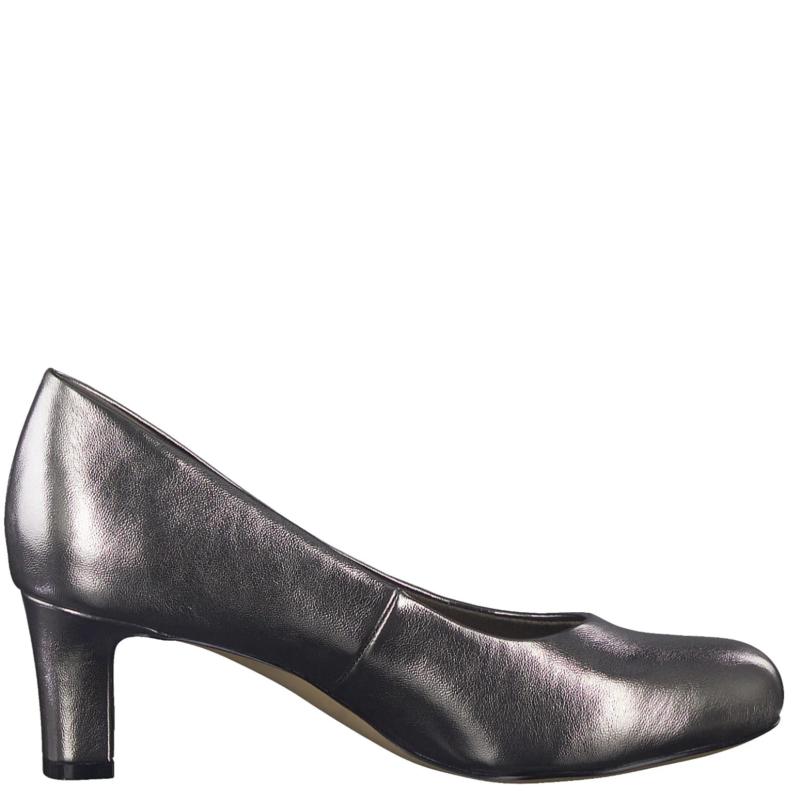 Jana Classic Wide fit Court shoe 22472-41-915 PEWTER