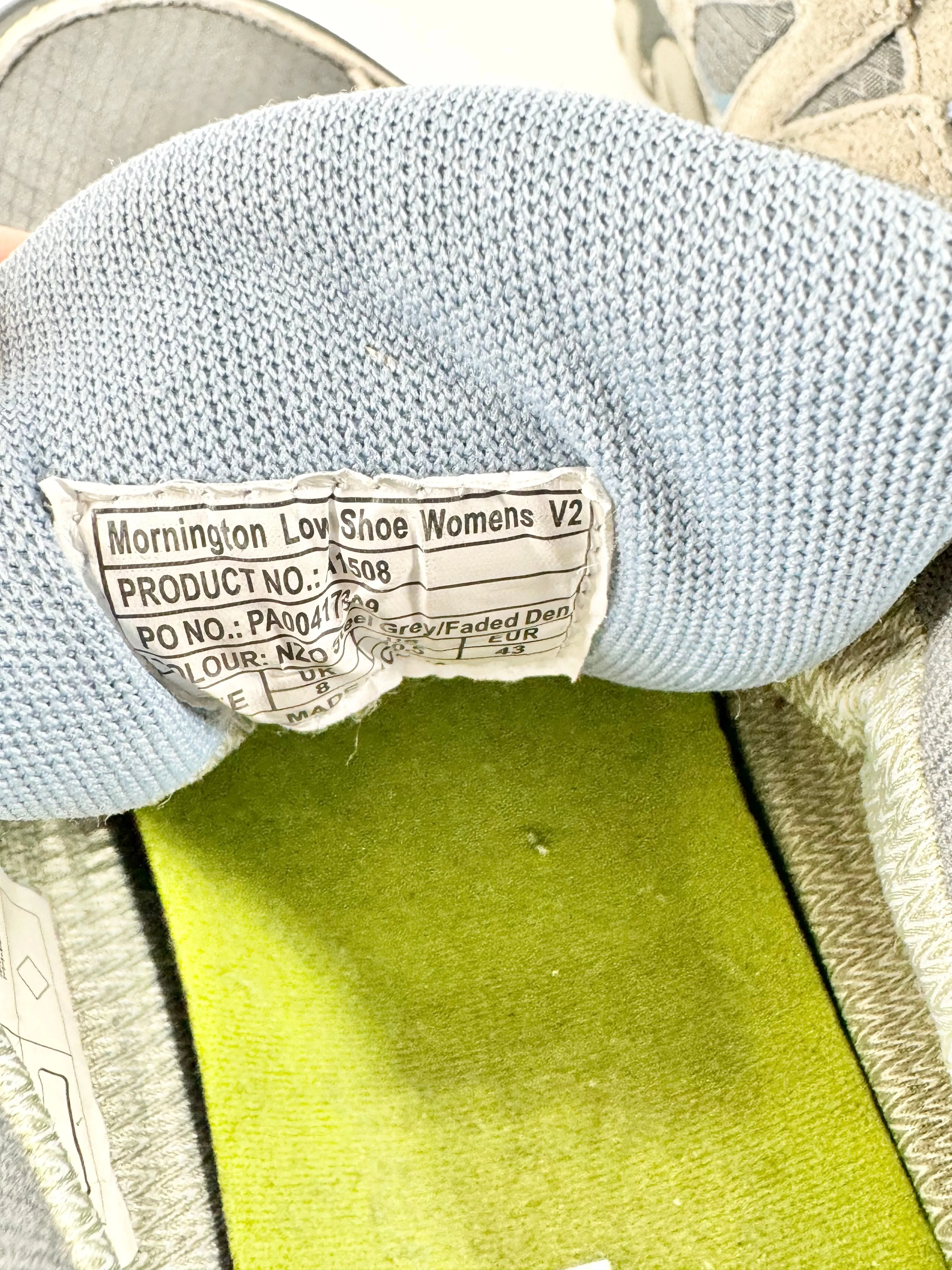 Kathmandu 'Mornington' Grey Trainers - EU43