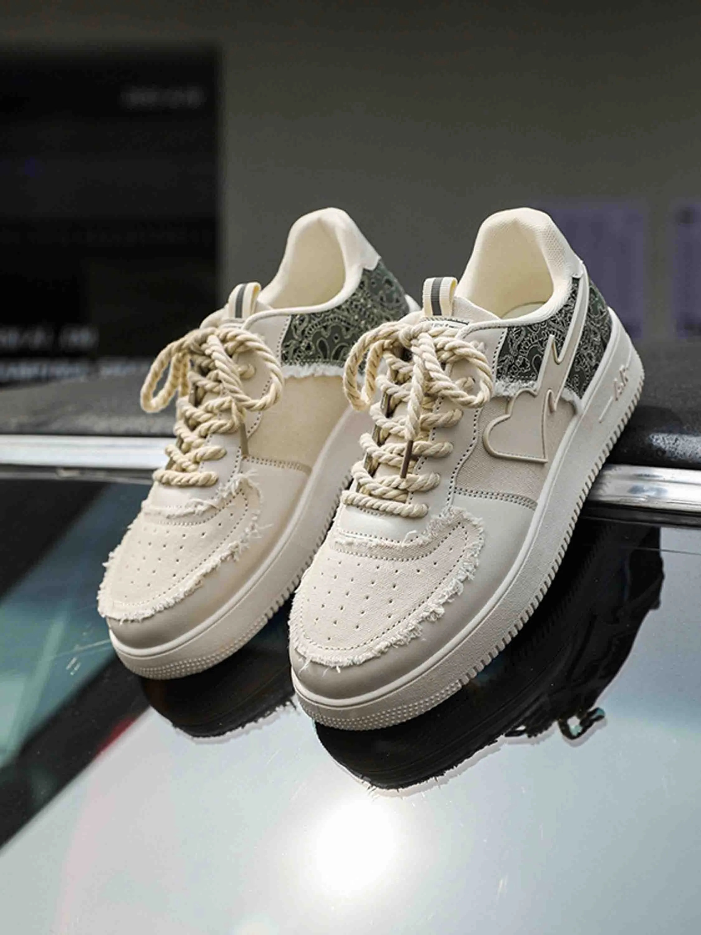 Kicksteria - Retro High Street Men's Low Top Skate Casual Shoes