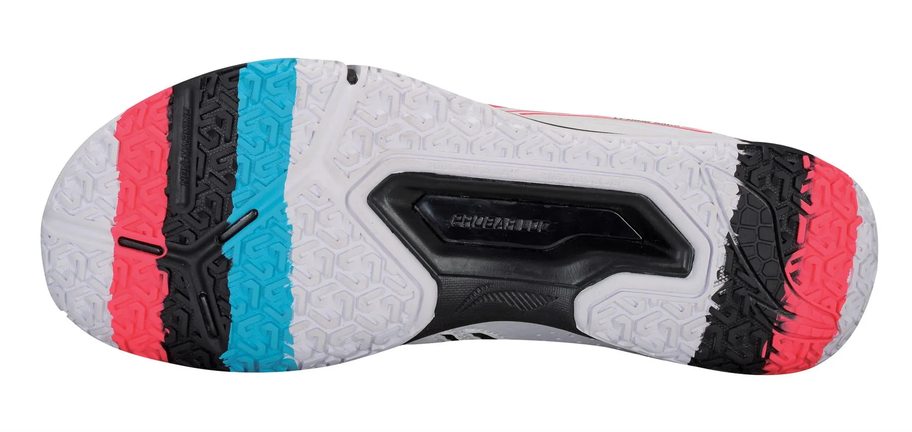 Li-Ning Saga II Lite Mens Badminton Shoes - Black / White / Neon Fuchsia