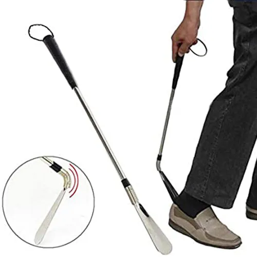 Long Metal Flexible Shoehorn Jockey 24"