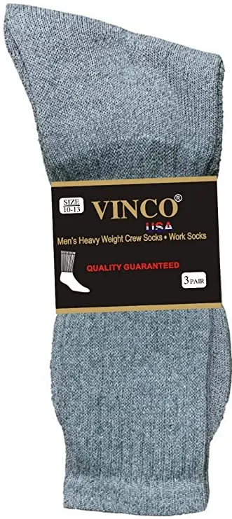 Men’s Casual Cotton Crew Socks for All Purpose Work Sports Athletic Moisture Wicking 12 Pairs Size 9-11, 10-13