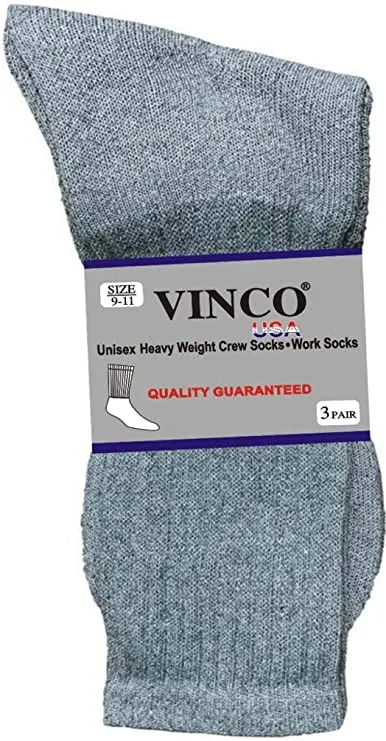 Men’s Casual Cotton Crew Socks for All Purpose Work Sports Athletic Moisture Wicking 12 Pairs Size 9-11, 10-13
