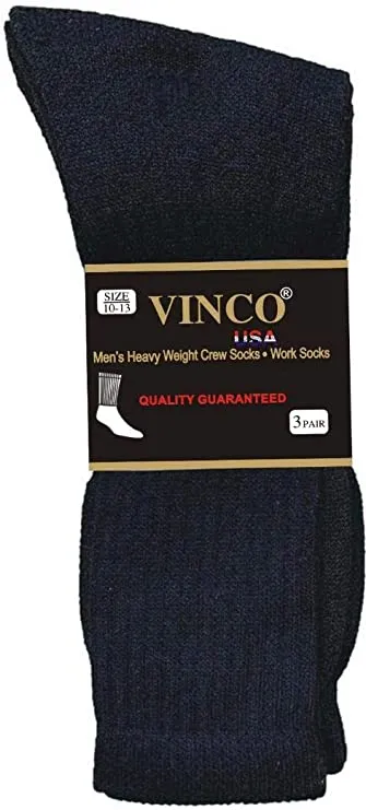 Men’s Casual Cotton Crew Socks for All Purpose Work Sports Athletic Moisture Wicking 12 Pairs Size 9-11, 10-13