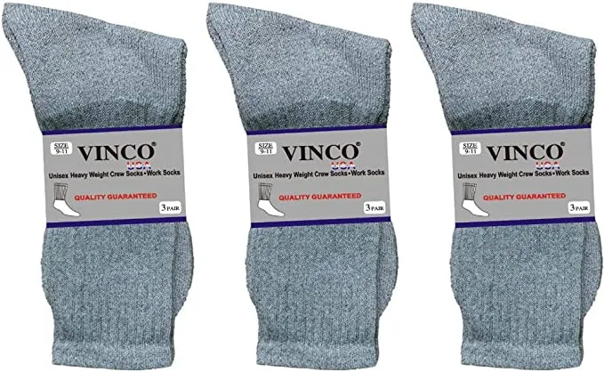 Men’s Casual Cotton Crew Socks for All Purpose Work Sports Athletic Moisture Wicking 12 Pairs Size 9-11, 10-13