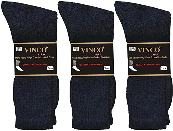 Men’s Casual Cotton Crew Socks for All Purpose Work Sports Athletic Moisture Wicking 12 Pairs Size 9-11, 10-13