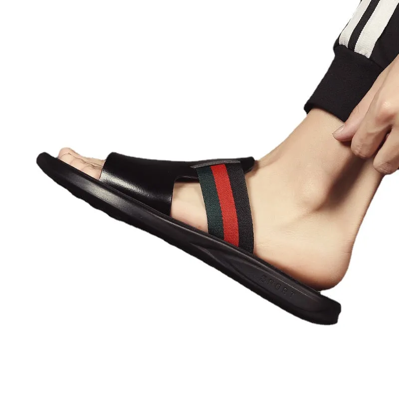 Men's slippers 2022 new summer outdoor beach sandals men's fashion Korean version personality fashion men's sandals