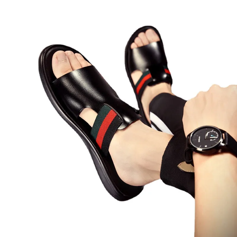 Men's slippers 2022 new summer outdoor beach sandals men's fashion Korean version personality fashion men's sandals