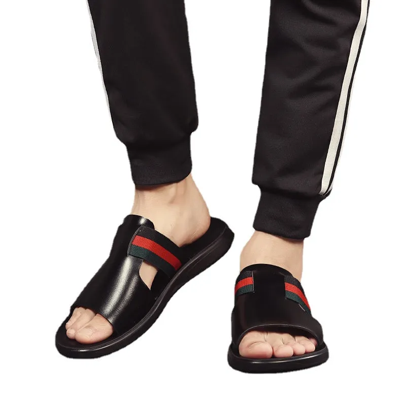 Men's slippers 2022 new summer outdoor beach sandals men's fashion Korean version personality fashion men's sandals