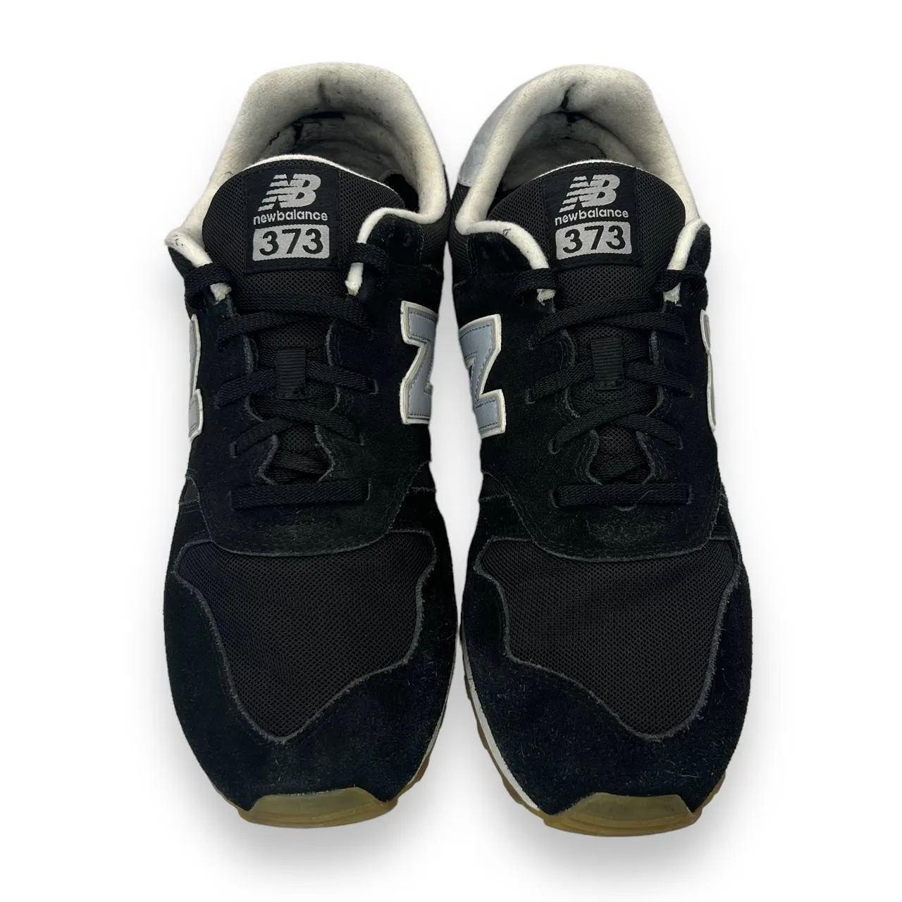 NEW BALANCE 373 Classic Black Blue Running Trainers Sneakers Shoes
