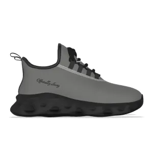 Officially Sexy Dark Grey & Black Skyline Women's Light Athletic Sports Sneaker