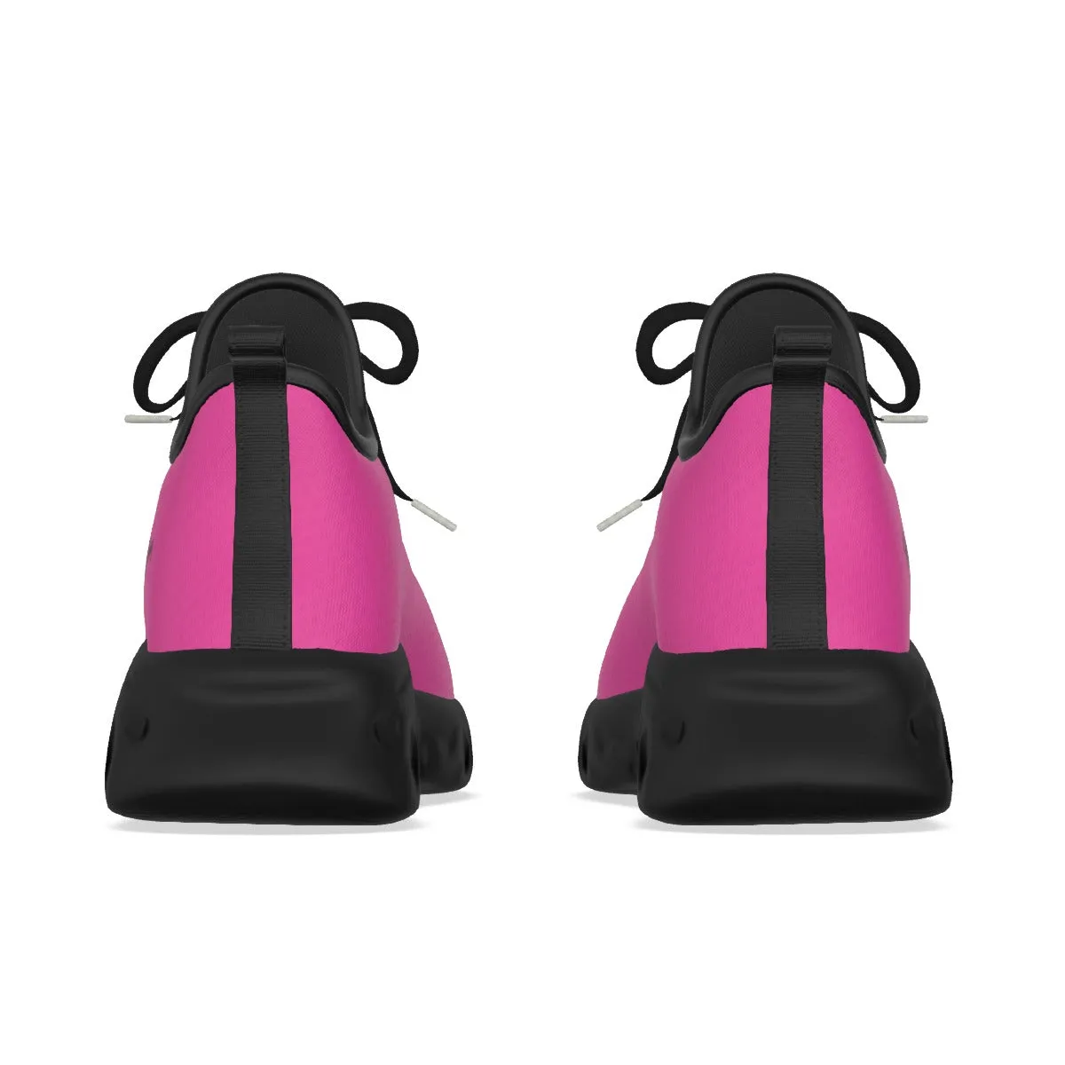 Officially Sexy Neon Pink & Black Skyline Women's Light Sports Sneaker