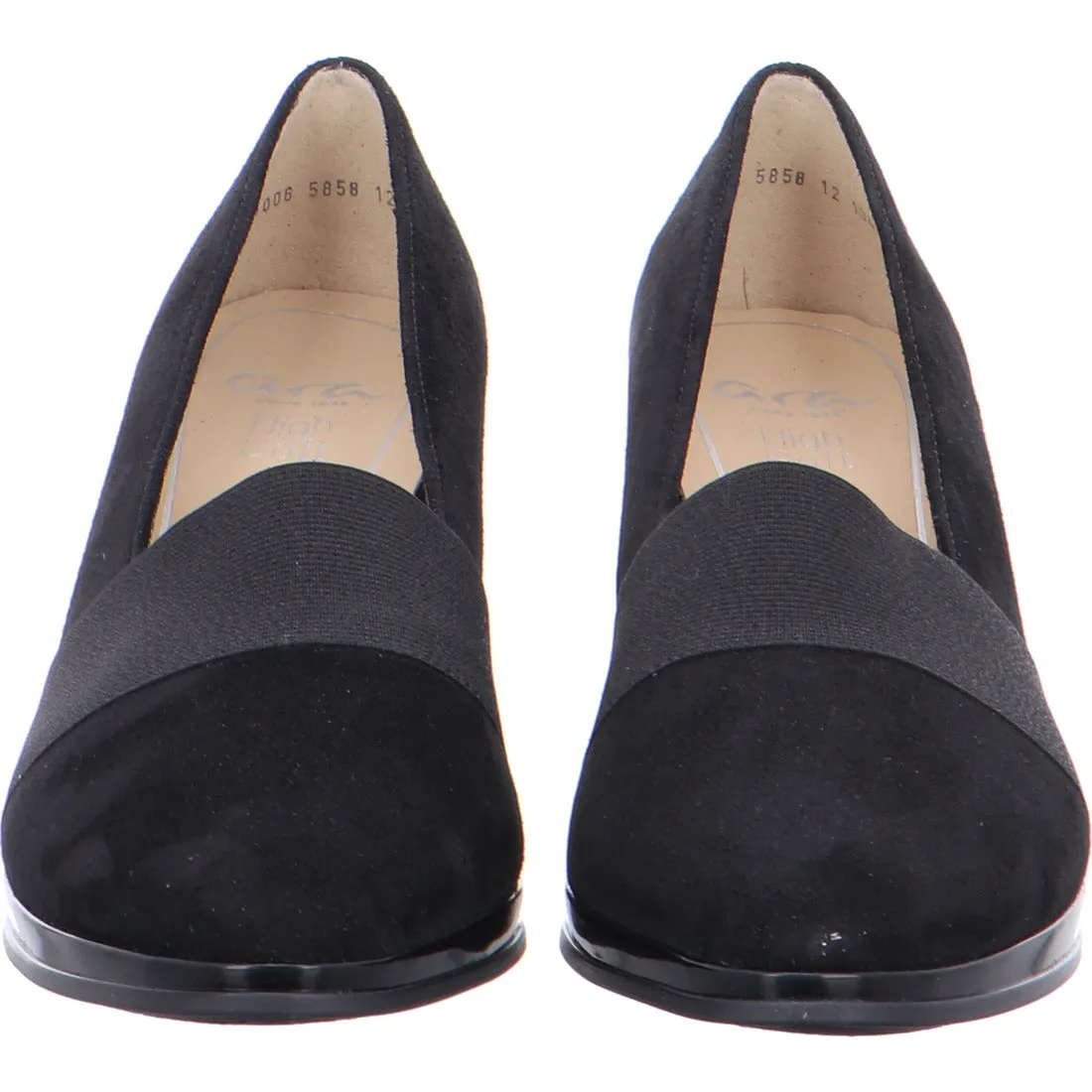 Orly High Heel Slip On High Cut Court Shoe