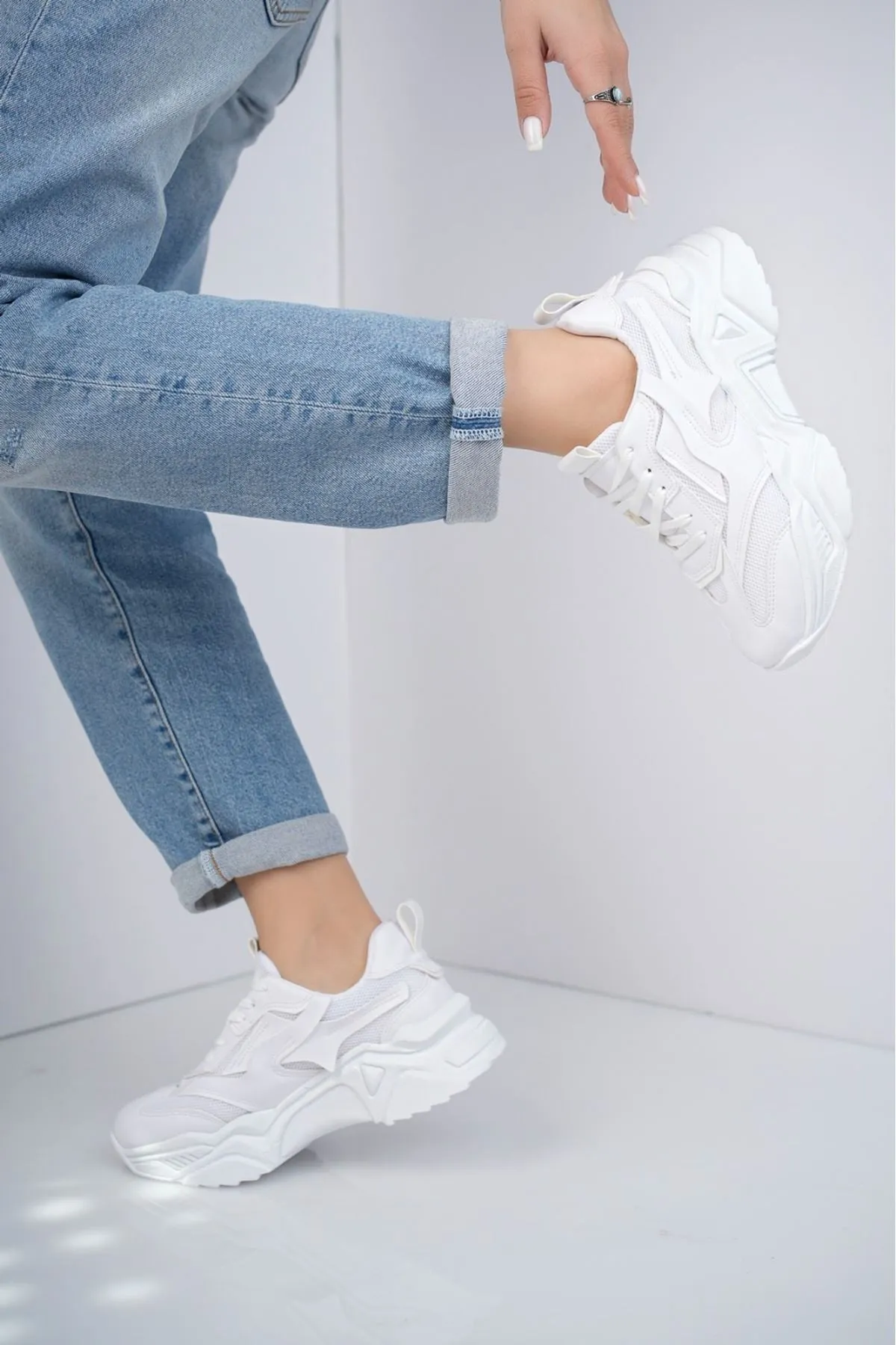 Seyran White Women's Sneaker Sport Shoes