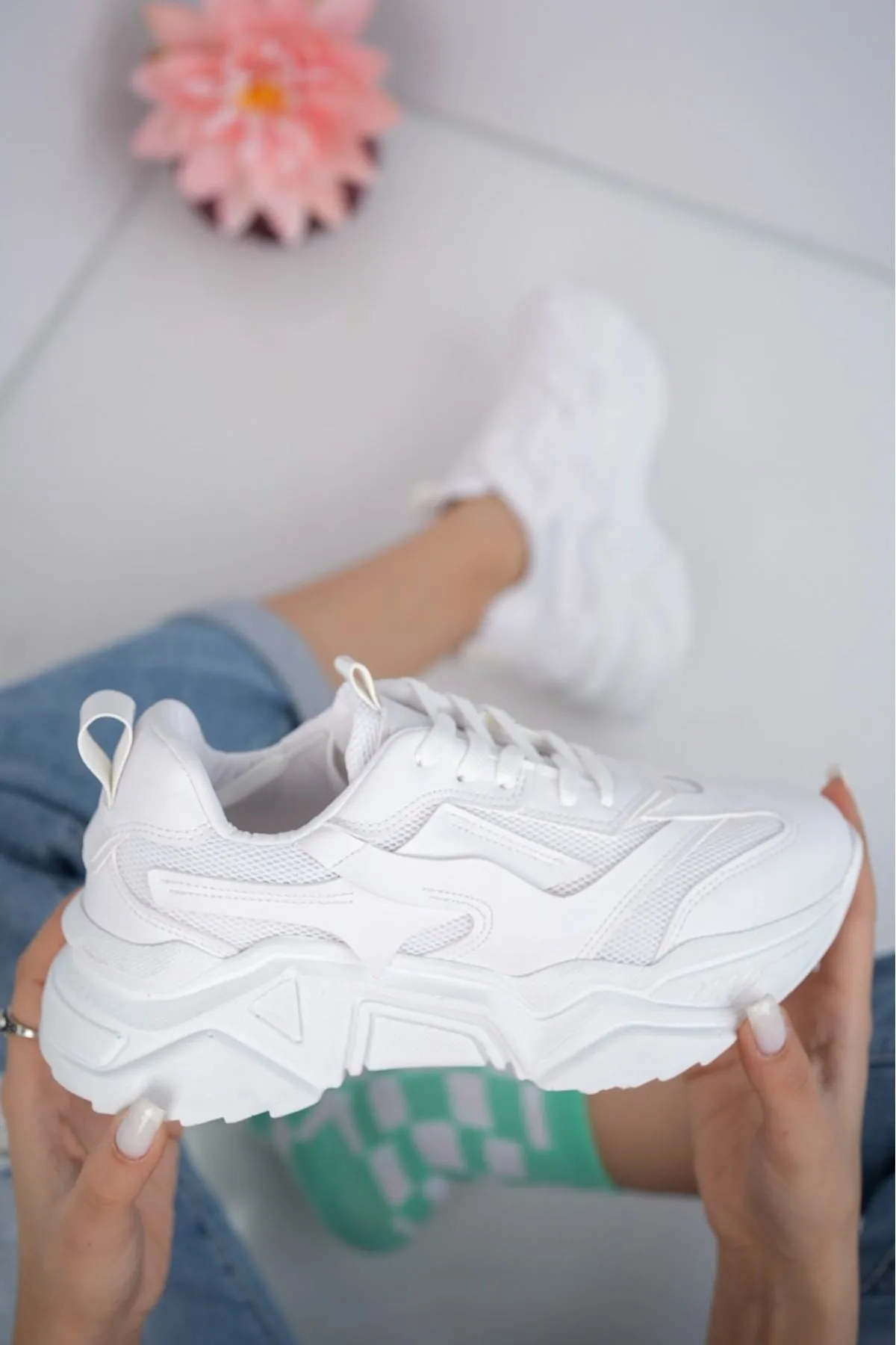 Seyran White Women's Sneaker Sport Shoes