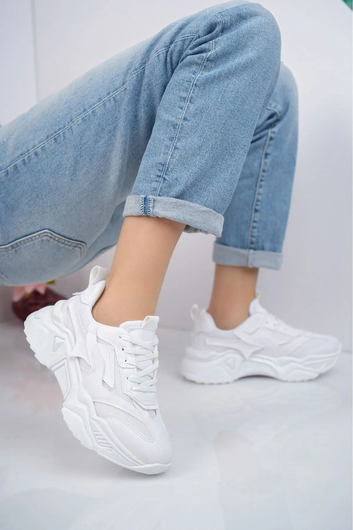 Seyran White Women's Sneaker Sport Shoes