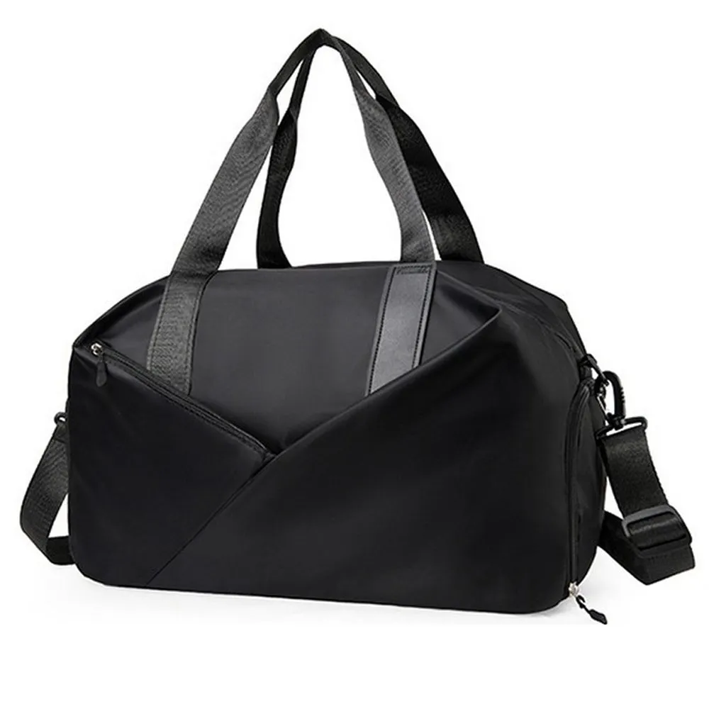 Travel Duffle Bags Portable Luggage Bag-Black