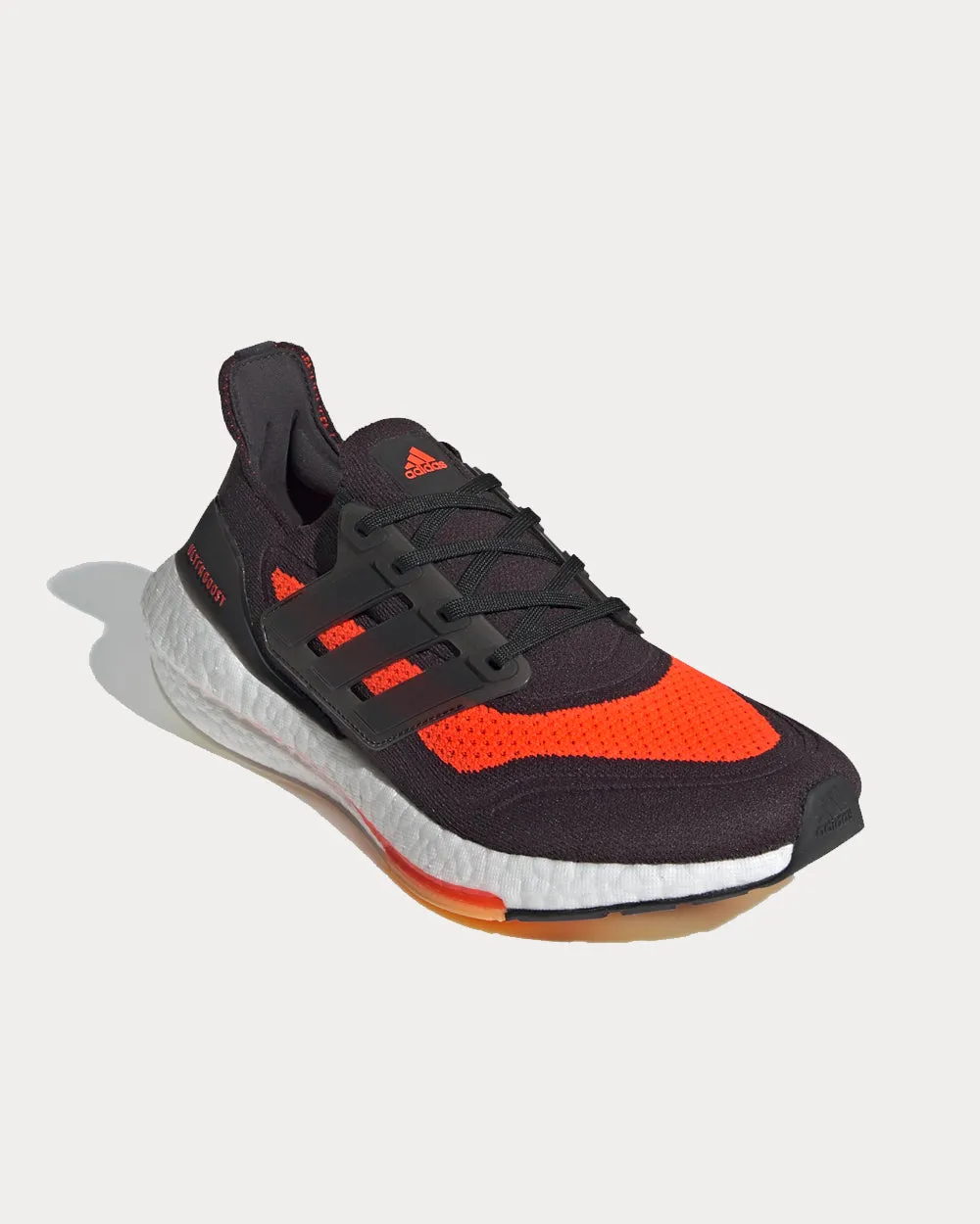 Ultraboost 21 Carbon / Core Black / Solar Red Running Shoes
